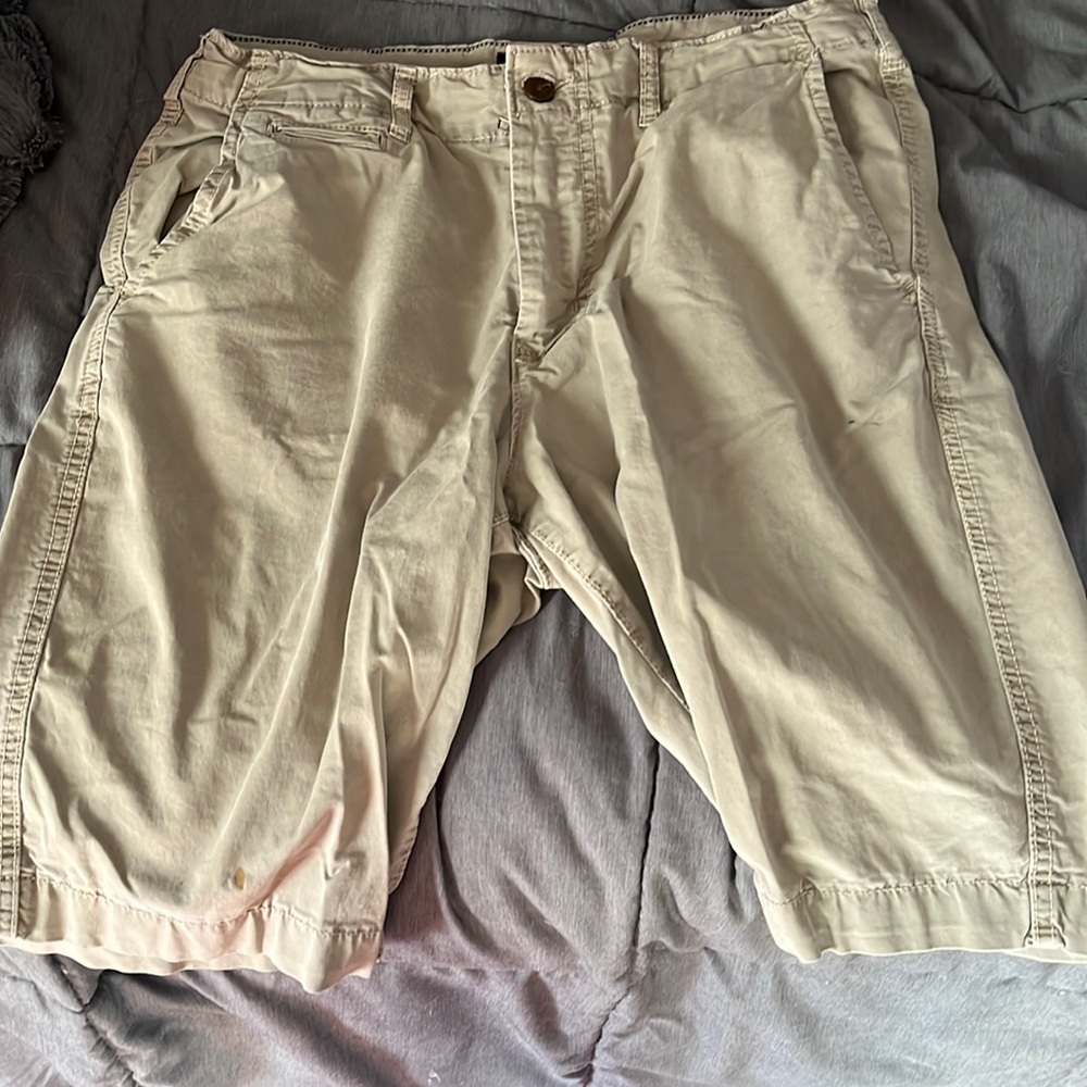 Khaki Dress Shorts